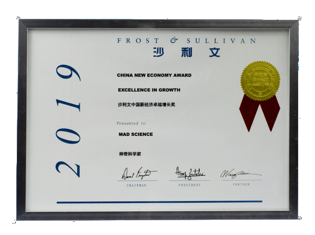 2019年沙利文中国经济卓越增长奖